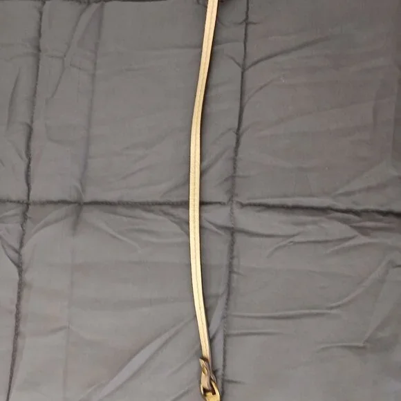 Coach Wristlet in Gold Signature trimmed with Gold Leather and Studs - Picture 8 of 8